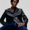 Blazer en cuir Prima