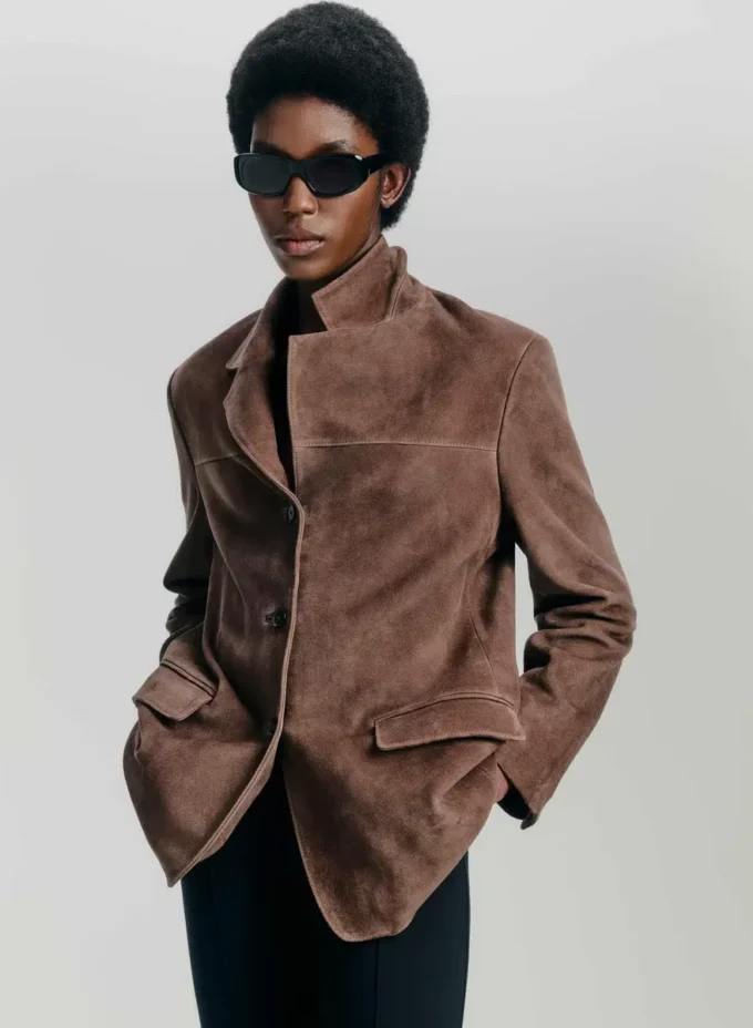 Blazer en daim Prima