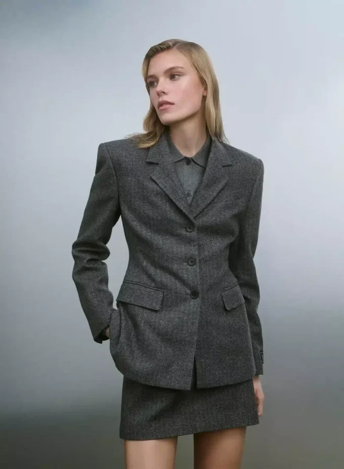 Blazer remarquable – Laine de précision