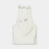 Blouse dos nu en satin Martini