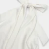 Blouse dos nu en satin Martini