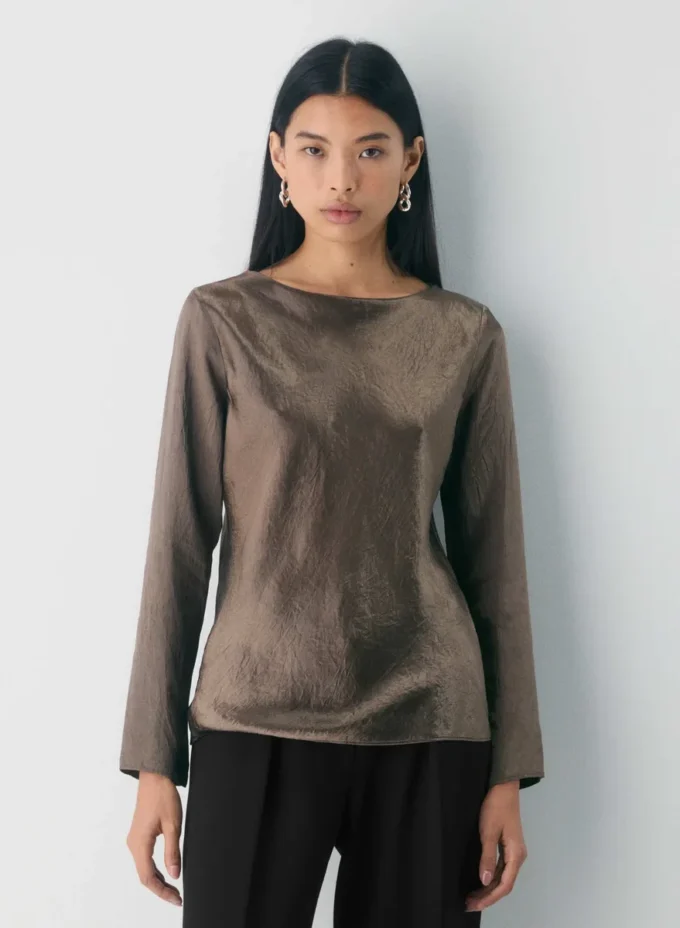 Blouse en satin Hastings