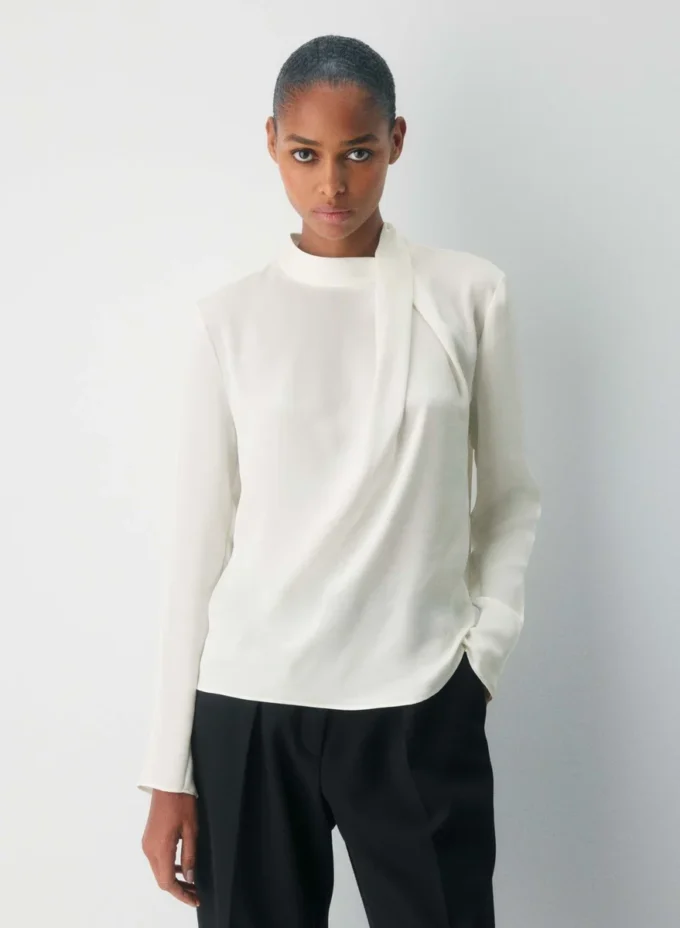Blouse en satin Nolita