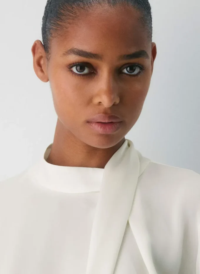 Blouse en satin Nolita