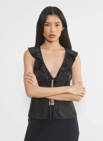 Blouse en satin Tonka