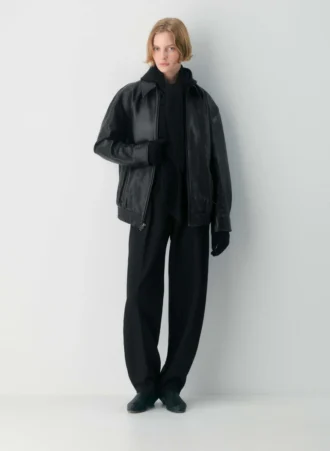 Blouson aviateur en cuir Jones