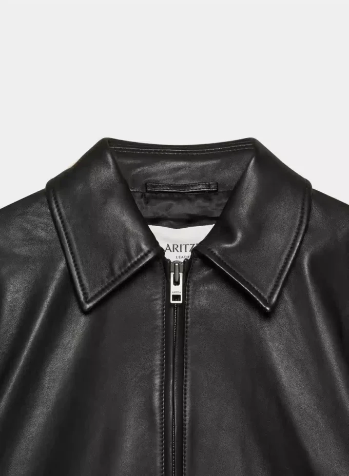 Blouson aviateur en cuir Jones