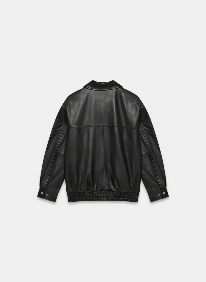 Blouson aviateur en cuir Jones