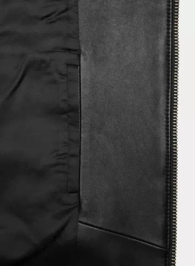 Blouson aviateur en cuir Jones