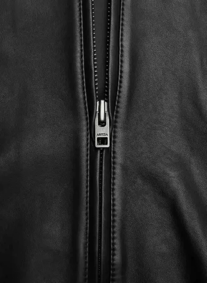 Blouson aviateur en cuir Jones