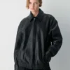 Blouson aviateur en cuir Jones