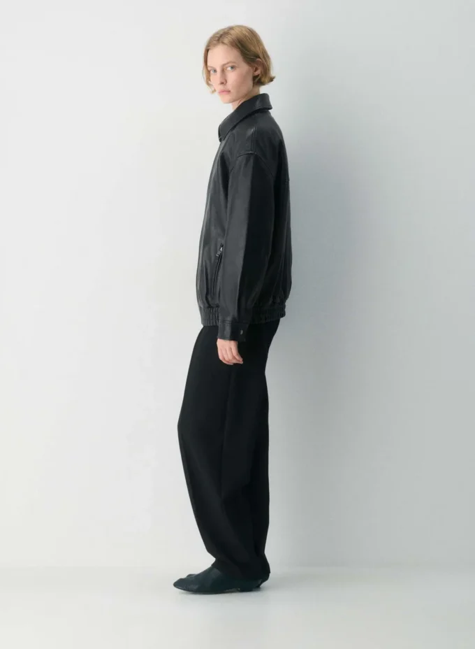 Blouson aviateur en cuir Jones