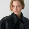 Blouson aviateur en cuir Jones
