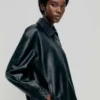 Blouson aviateur en cuir Jones
