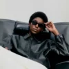 Blouson aviateur en cuir Jones
