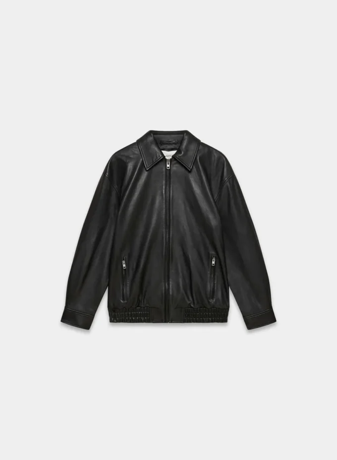 Blouson aviateur en cuir Jones