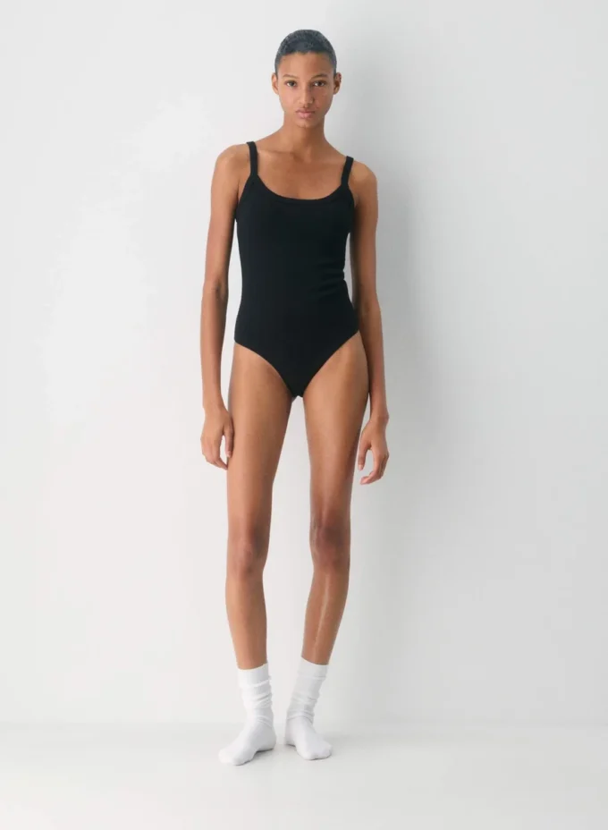 Body à encolure dégagée en tricot côtelé HomeStretch™