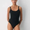 Body à encolure dégagée en tricot côtelé HomeStretch™