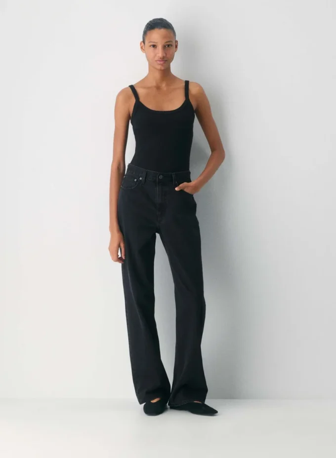 Body à encolure dégagée en tricot côtelé HomeStretch™