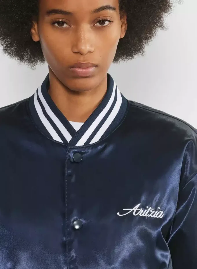 Bomber en satin Masa