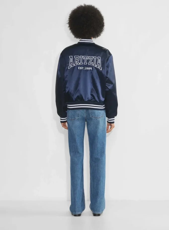 Bomber en satin Masa