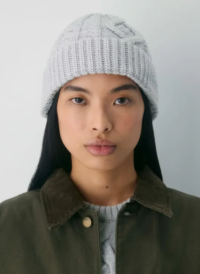 Bonnet en laine mérinos Heritage Knit Bonnet en laine mérinos Heritage Knit