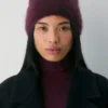 Bonnet haut en cachemire brossé