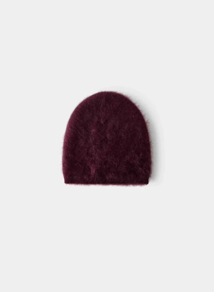 Bonnet haut en cachemire brossé