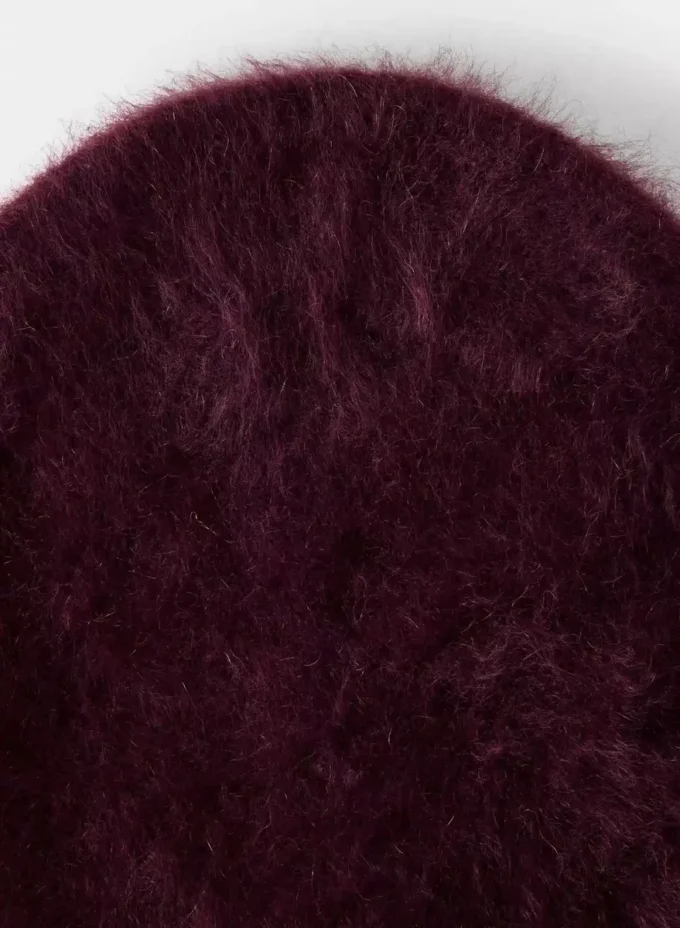 Bonnet haut en cachemire brossé