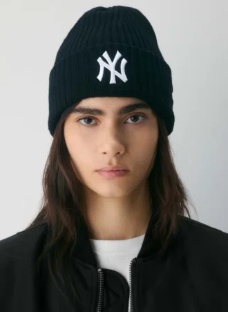 Bonnet New Era Ny Yankees en laine mérinos côtelée