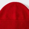 Bonnet à revers en cachemire