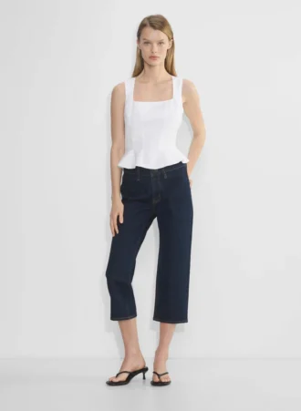 Bustier en lin Rhodora