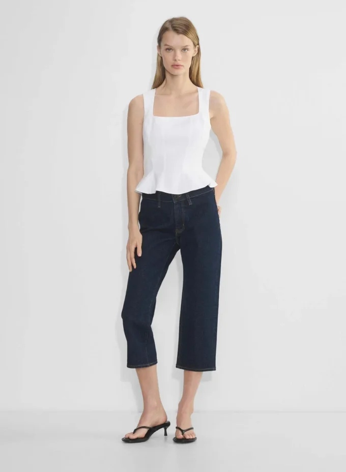 Bustier en lin Rhodora