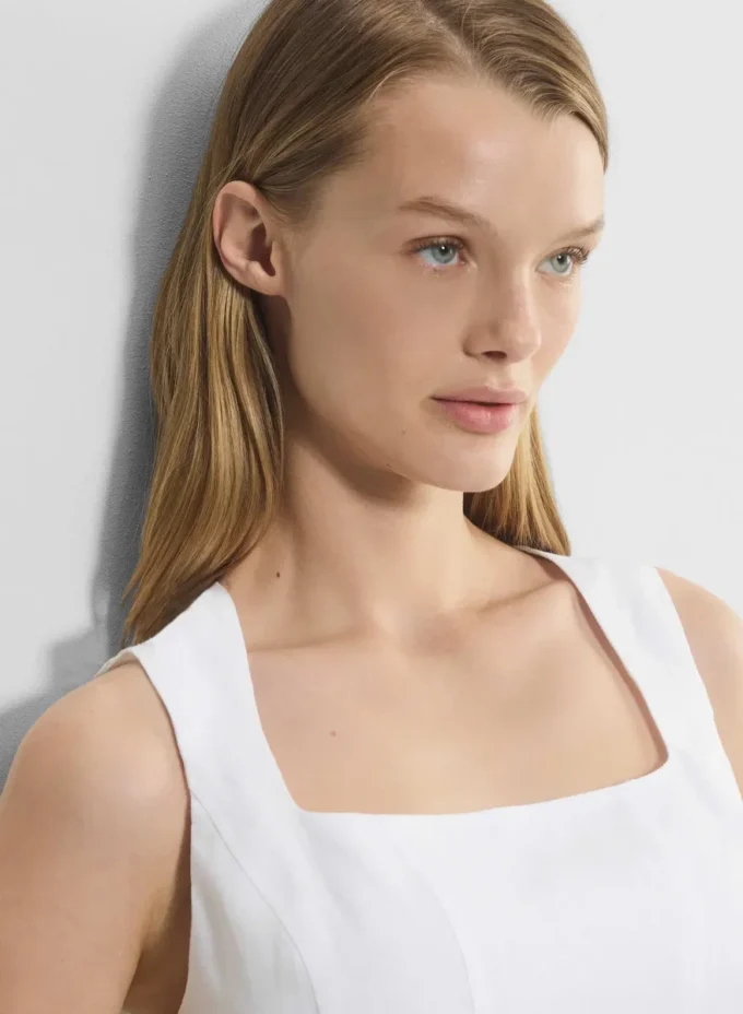 Bustier en lin Rhodora