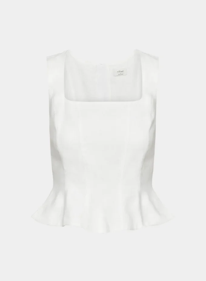 Bustier en lin Rhodora