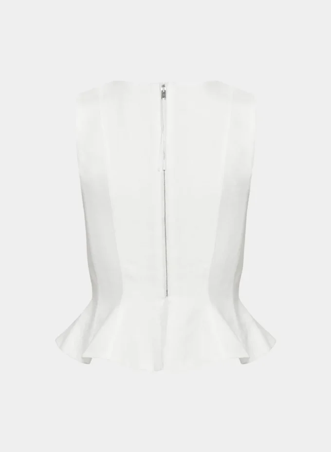 Bustier en lin Rhodora