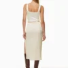 Bustier en satin brillant