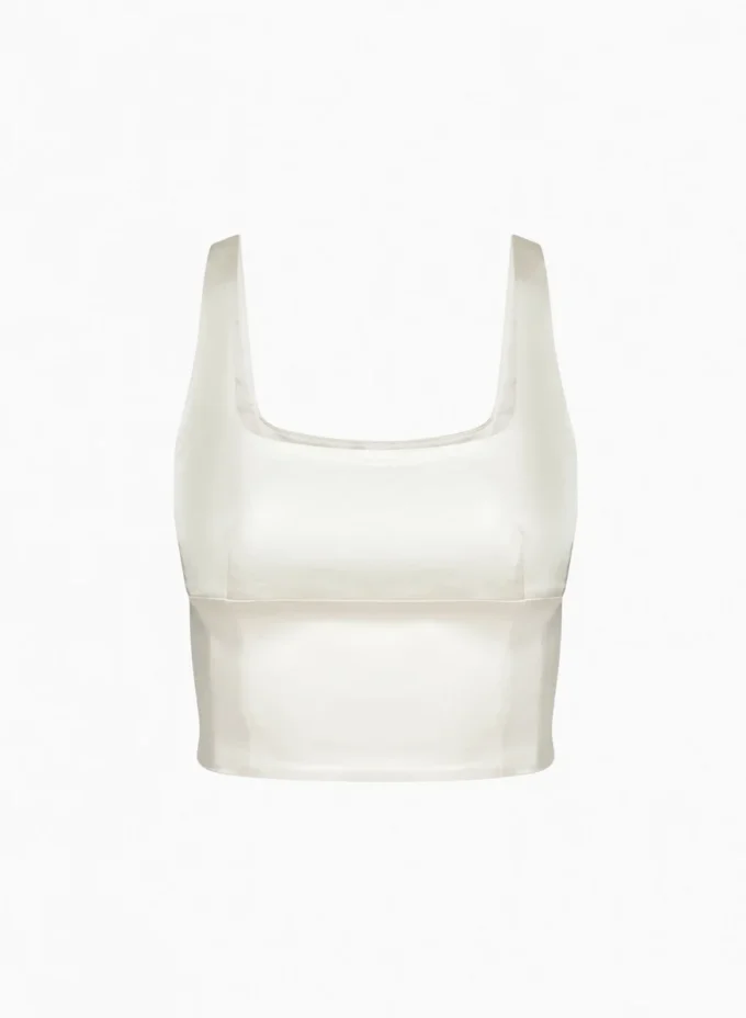 Bustier en satin brillant