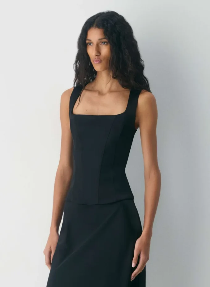 Bustier en satin Caprice