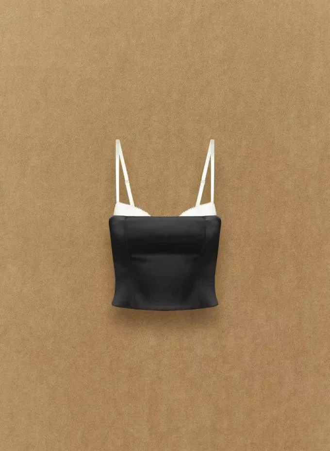 Bustier en satin Hypnotize