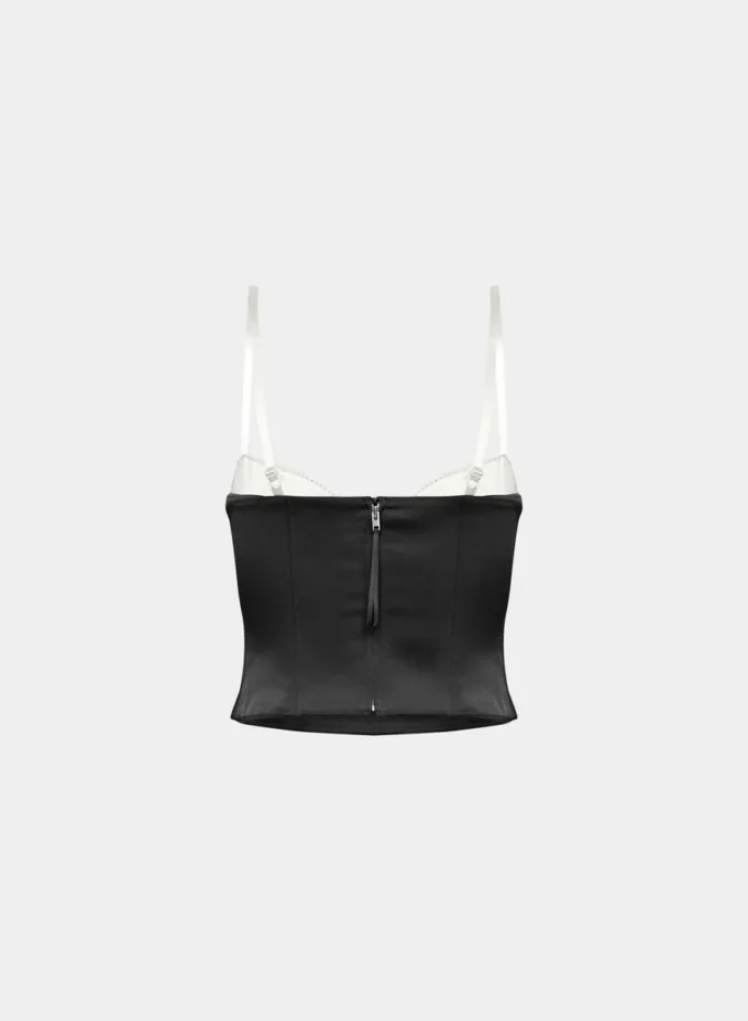 Bustier en satin Hypnotize