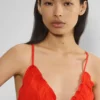 Camisole en popeline caviar