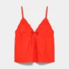 Camisole en popeline caviar