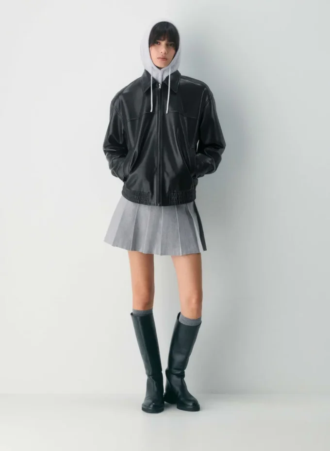 capuche côtelée