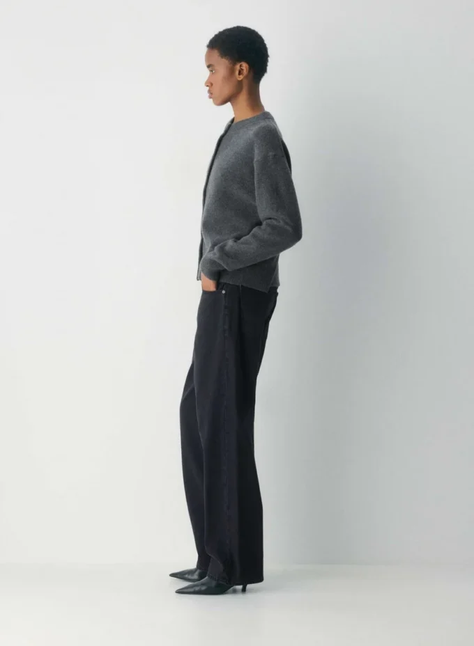 Cardigan ample à col rond Essential Cashmere