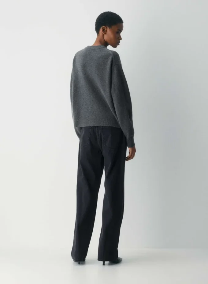 Cardigan ample à col rond Essential Cashmere