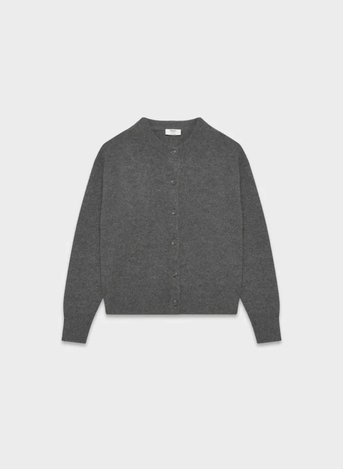 Cardigan ample à col rond Essential Cashmere