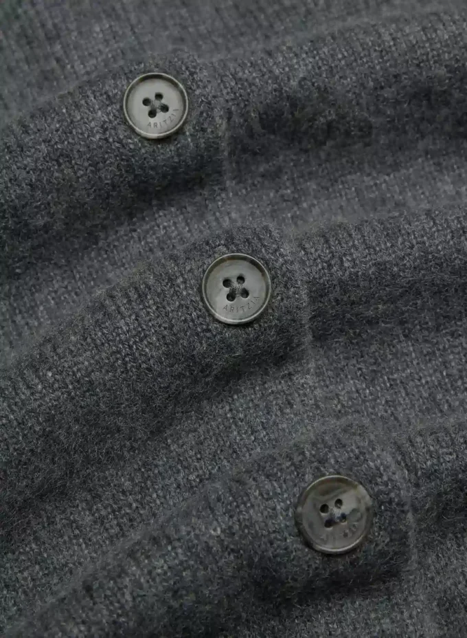 Cardigan ample à col rond Essential Cashmere