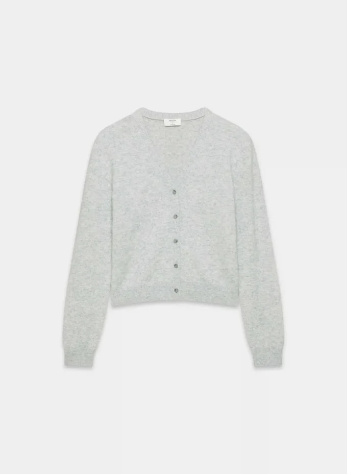 Cardigan à col en V en cachemire Bare d&rsquo;Aritzia