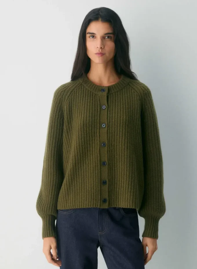 Cardigan en laine et cachemire Lantern